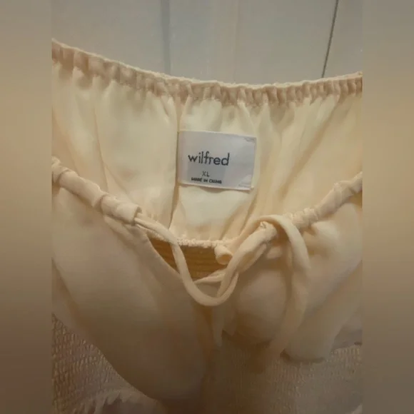 New Aritzia Wilfred Genoa Chiffon Smoke Slit Dress - Picture 6 of 10